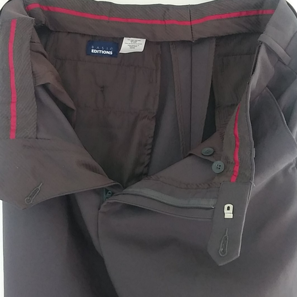 Basic Editions Dress Pants Grey 34 X 30 Never Worn